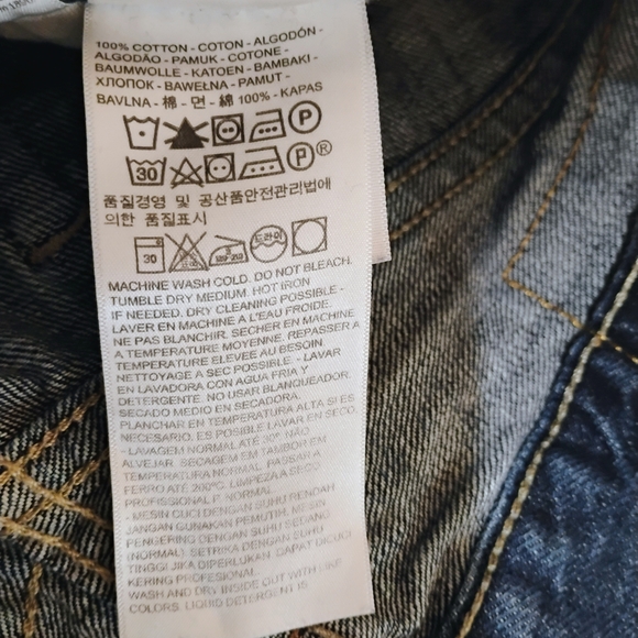 Classic Men's Straight Jeans in Deep Blue - Picture 5 of 12